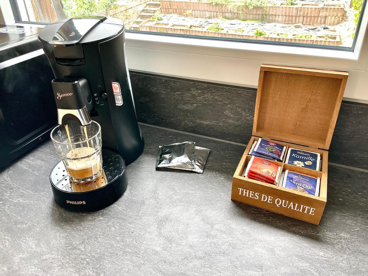 Sky Apartment, Blick Zur Mosel, Grosser Balkon, Kaffeemaschine, Smart Tv ツェル・アン・デル・モーゼル エクステリア 写真